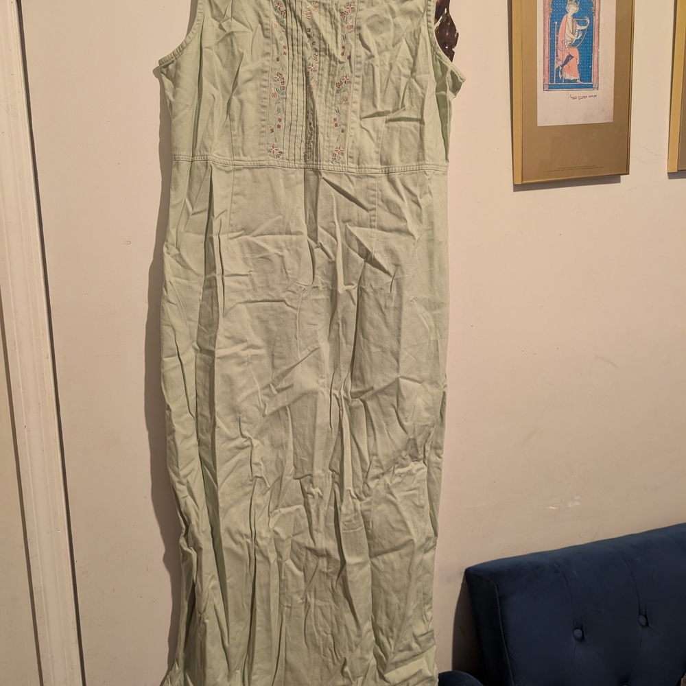 Coldwater Creek Mint Green Cotton Top